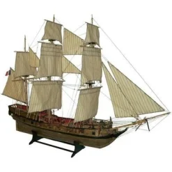 Maquette en bois - Corsaire Français Le Tonnant - Soclaine