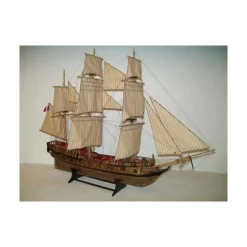 Maquette en bois - Corsaire Français Le Tonnant - Soclaine