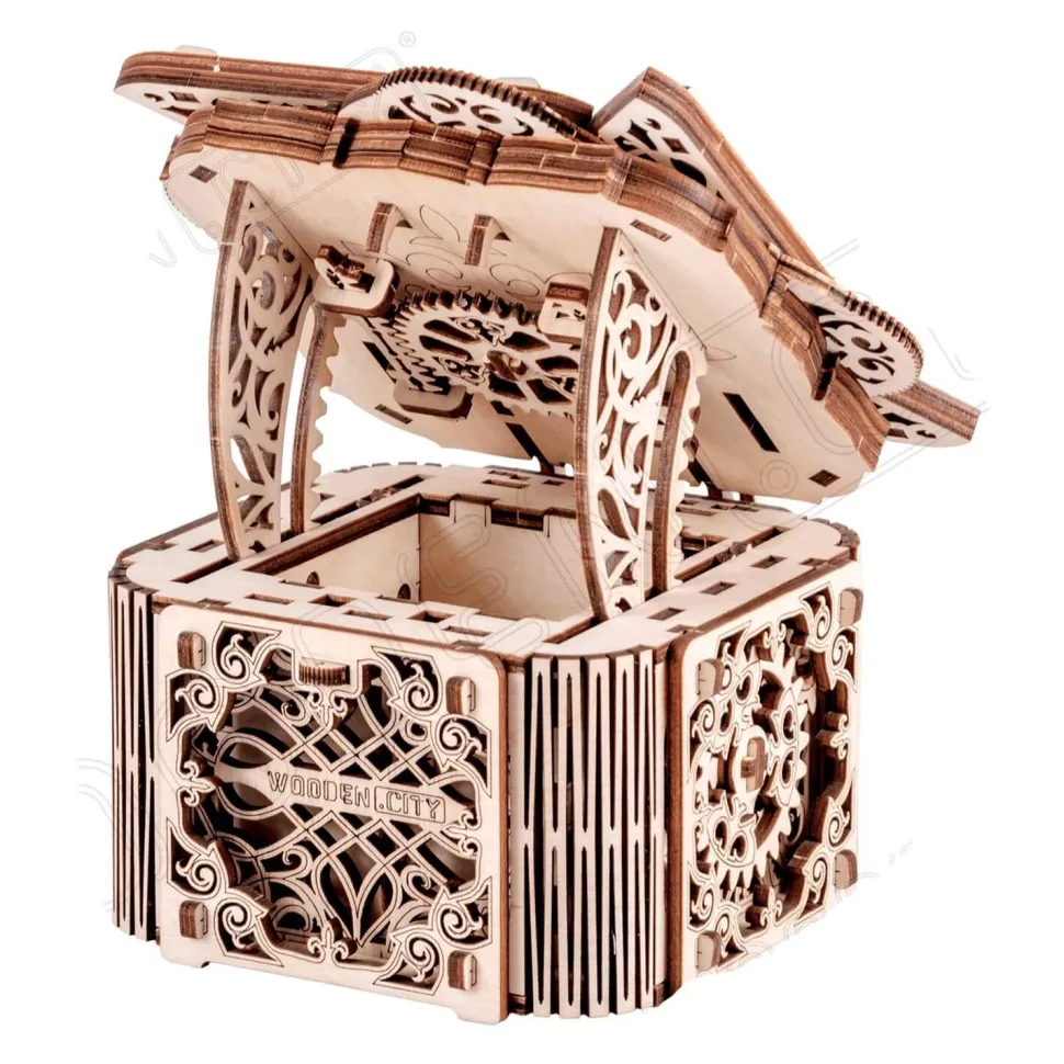 Maquette en bois : boite mystère - Wooden City