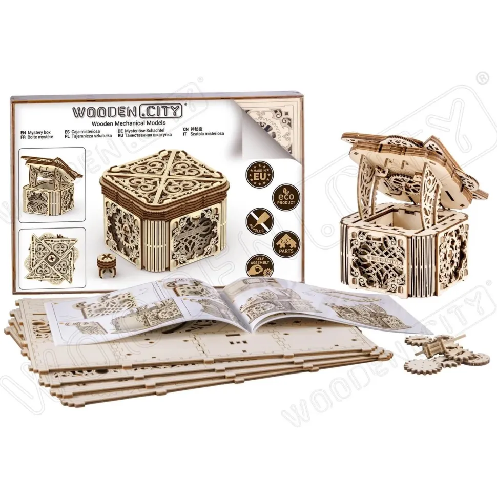 Maquette en bois : boite mystère - Wooden City