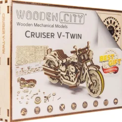 Maquette en bois : Cruiser V-Twin - Wooden City