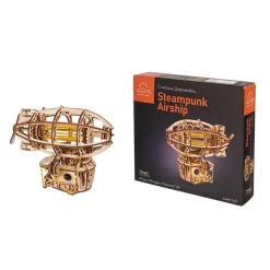 Maquette en bois : Dirigeable mécanique Steampunk - Ugears