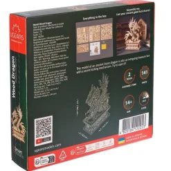 Maquette en bois : Dragon en 1:1 - Ugears
