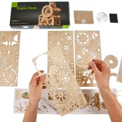 Maquette en bois : Horloge à moteur - Ugears
