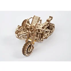 Maquette en bois : Moto Scrambler UGR-10 avec Side-Car - Ugears