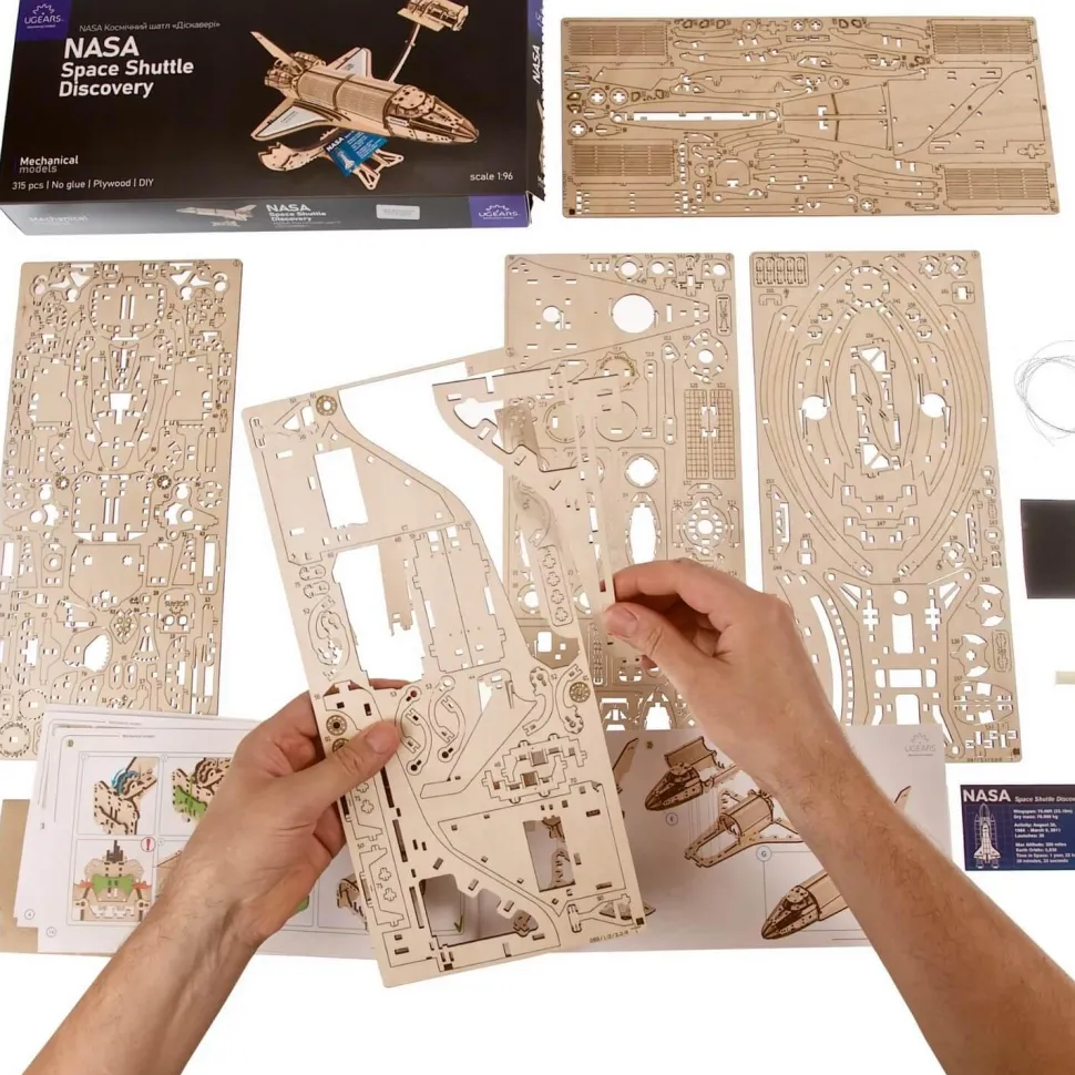 Maquette en bois : Navette Spatiale - Ugears