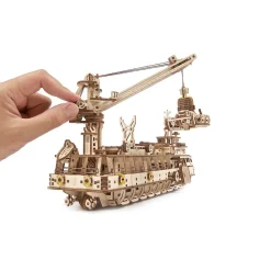 Maquette en bois : Navire de recherche - Ugears