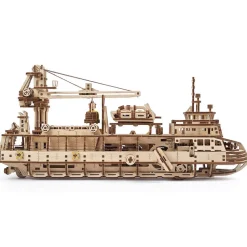 Maquette en bois : Navire de recherche - Ugears