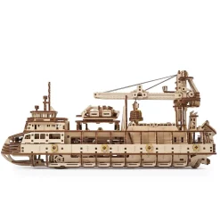 Maquette en bois : Navire de recherche - Ugears