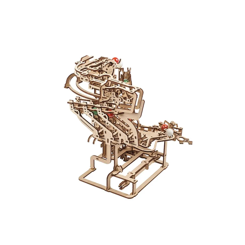 Maquette en bois : Piste de billes en chaîne - Ugears