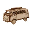 Maquette en bois : retro ride 1 : Volkswagen Transporter T1 - Wooden City