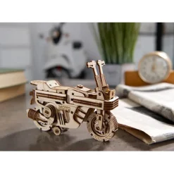 Maquette en bois : Scooter pliant moto compact - Ugears