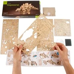 Maquette en bois : Stegosaure - Ugears