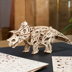 Maquette en bois : Triceratops - Ugears