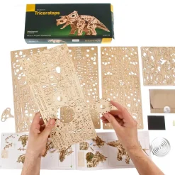 Maquette en bois : Triceratops - Ugears