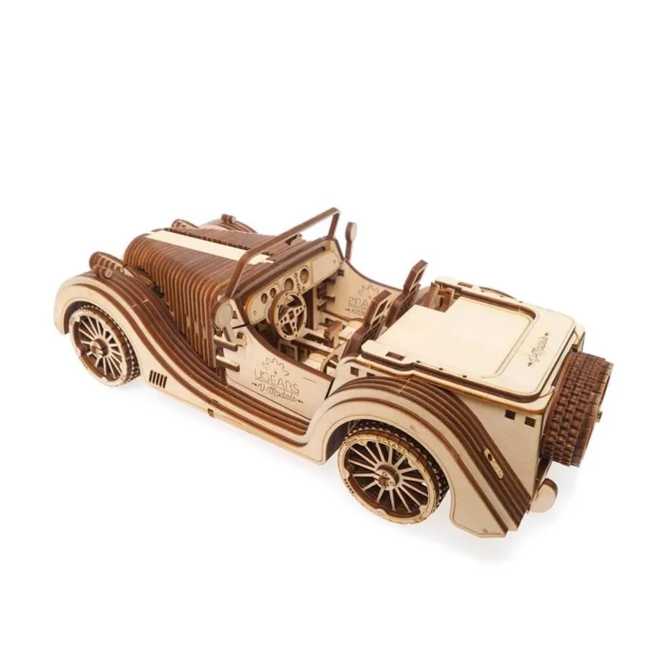 Maquette en bois voiture : Roadster VM-01, modèle mécanique - Ugears
