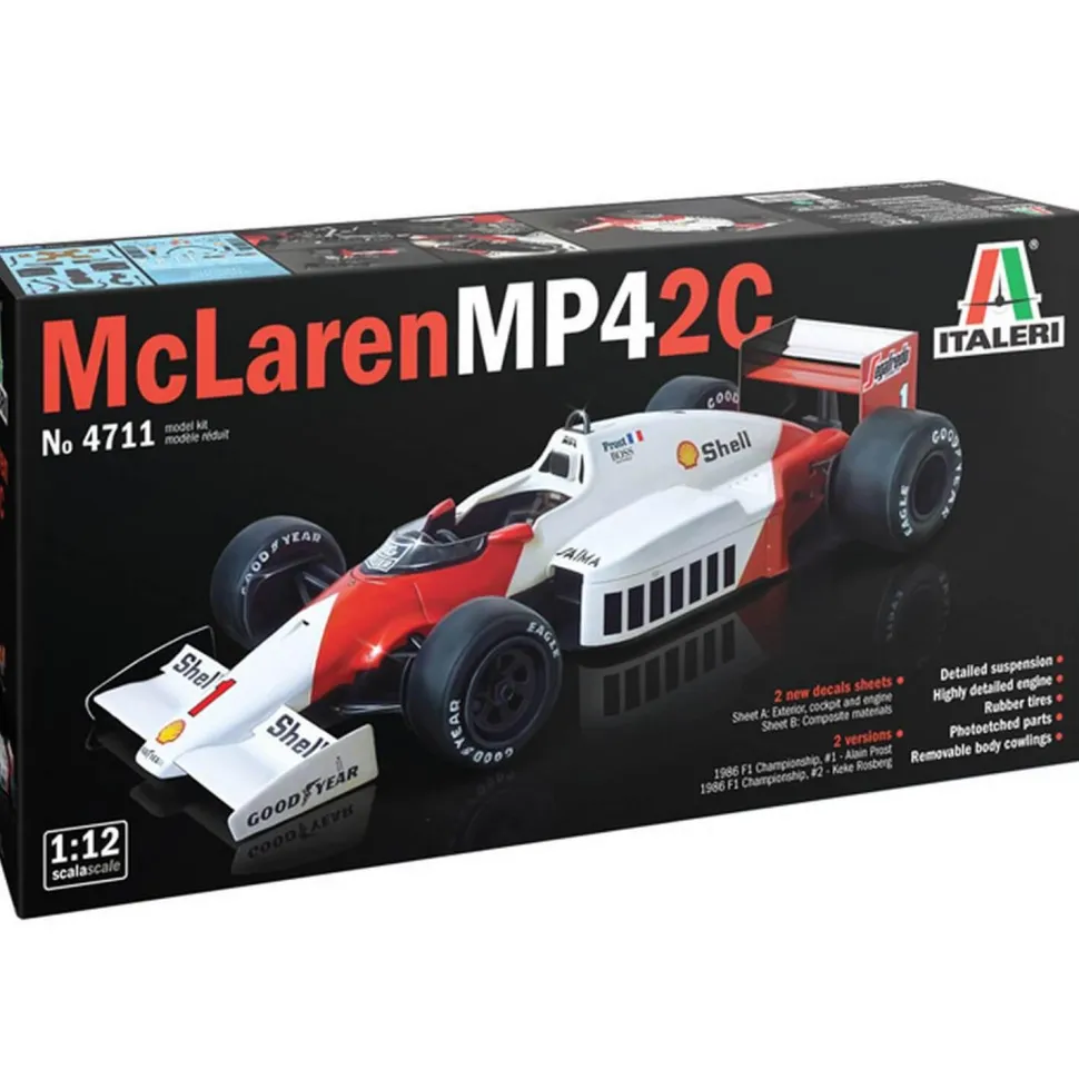 Maquette Formule 1 : McLaren MP4/2C Prost-Rosberg - Italeri