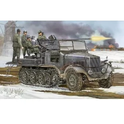 Maquette Half-track : Sd.Kfz.6/2 3.7cm Flak 37 Auf Selbstfahlafette - Trumpeter