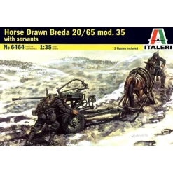 Maquette hippomobile Breda 20 avec figurines - Italeri