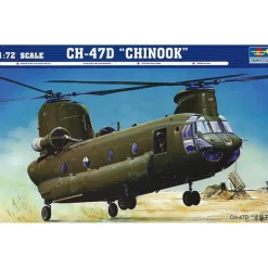 Maquette hélicoptère : CH 47D Chinook - Trumpeter