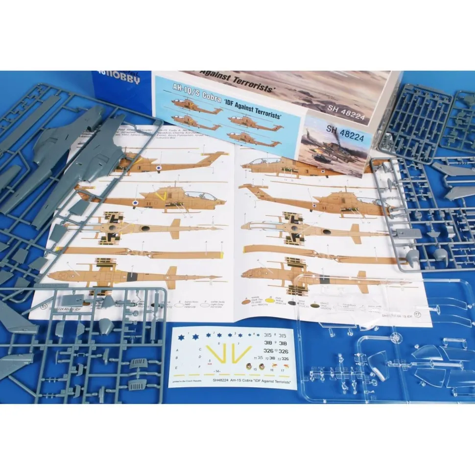 Maquette hélicoptère : AH-1Q/S Cobra ‘IDF Against Terrorists’ - Special Hobby