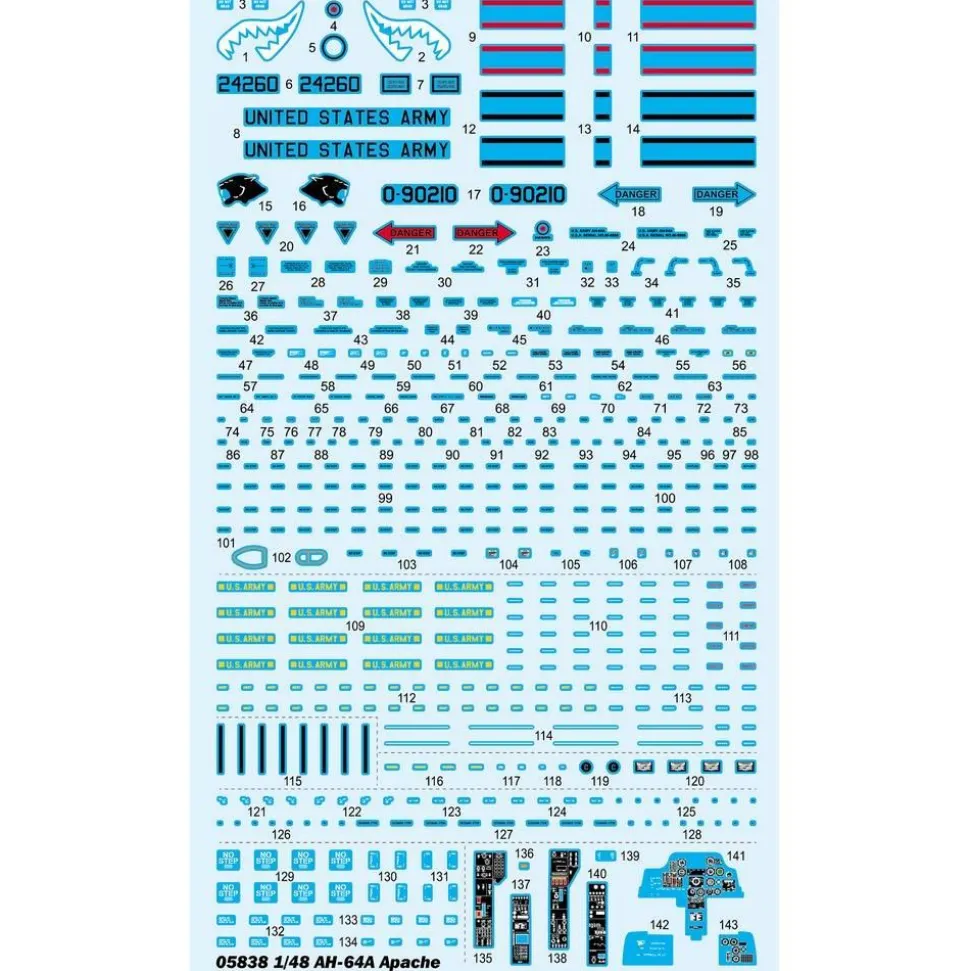Maquette Hélicoptère : Apache AH-64A - Trumpeter