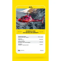 Maquette Hélicoptère : ECUREUIL H125 (AS 350 B3) - AIR ZERMATT - Heller