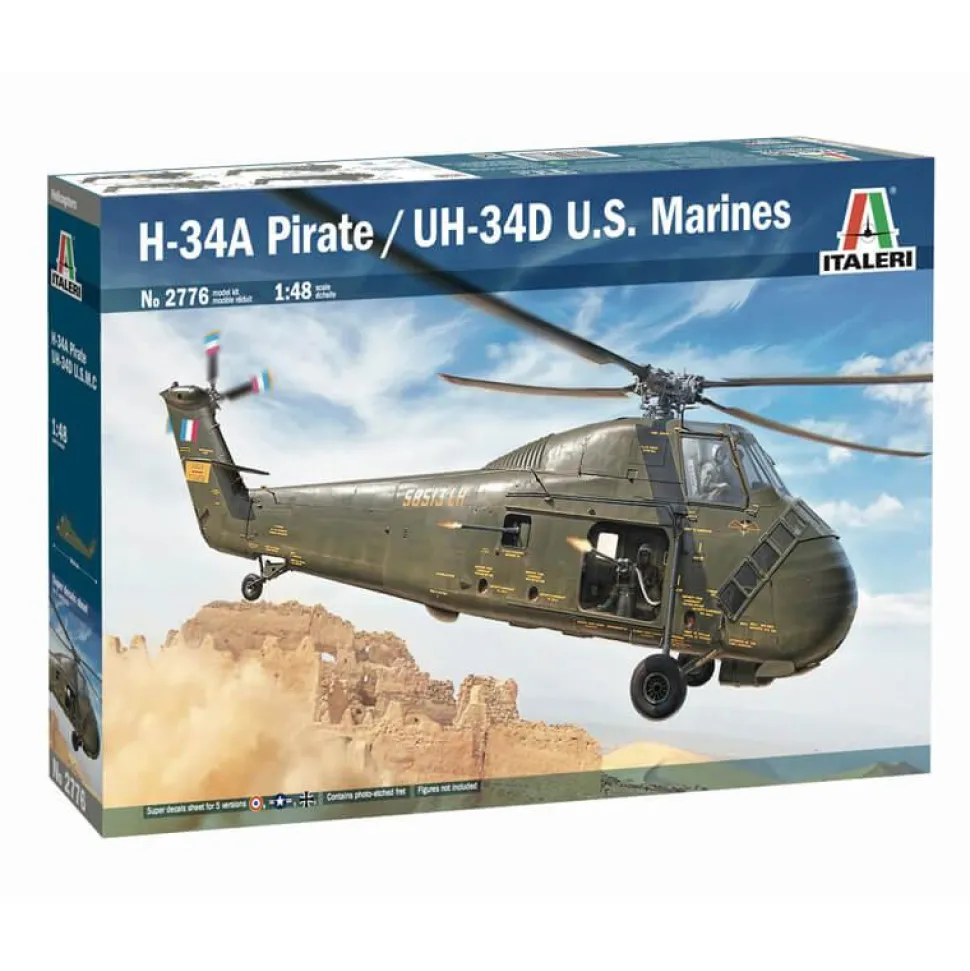 Maquette hélicoptère : H-34A Pirate / UH-34D - Italeri