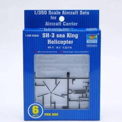 Maquette hélicoptère : Set de 6 mini hélicoptères SH-3H sea King - Trumpeter