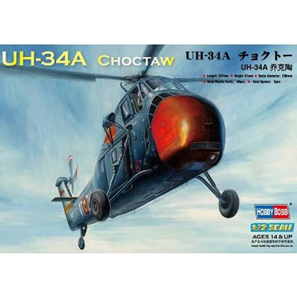 Maquette hélicoptère : American UH-34A Choctaw - Hobby Boss