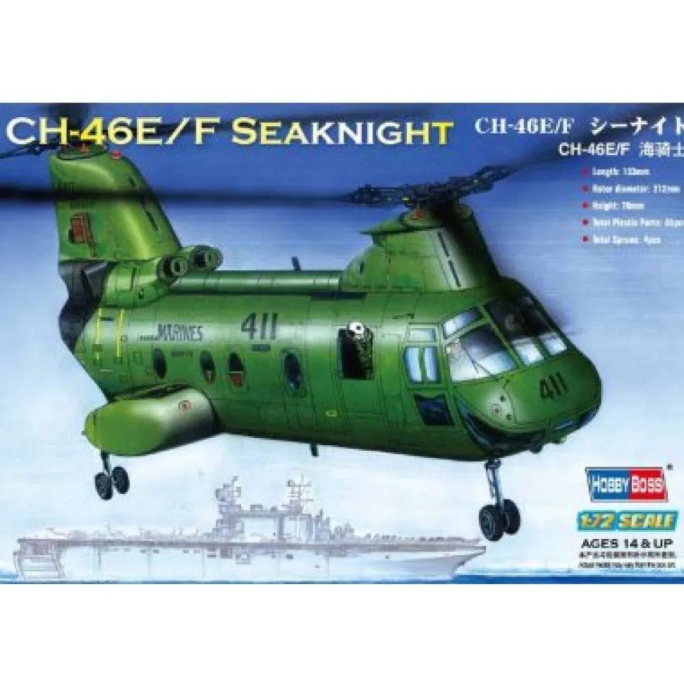 Maquette hélicoptère : American CH-46F Seaknight - Hobby Boss