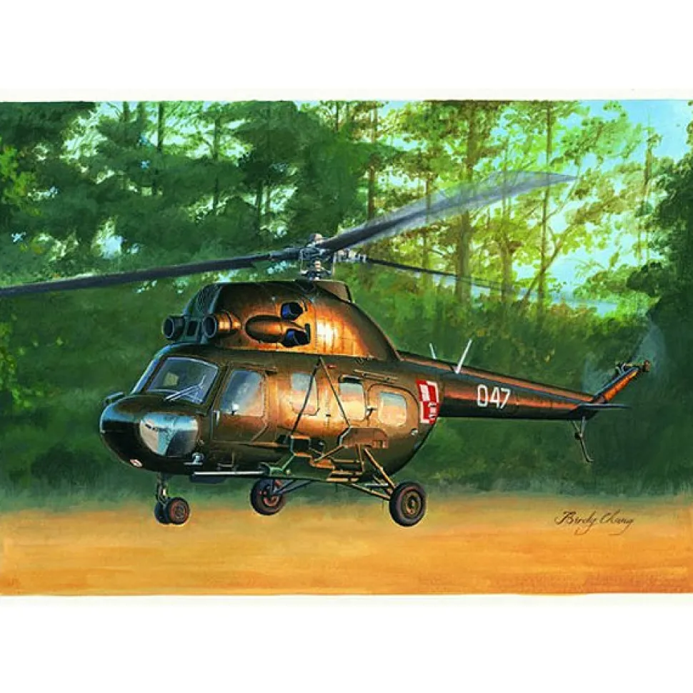 Maquette hélicoptère : Mil mi-2 US hoplite gun - Hobby Boss