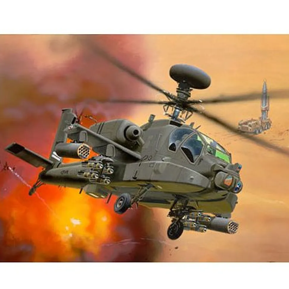 Maquette hélicoptère : Model-Set : AH-64D Longbow Apache - Revell
