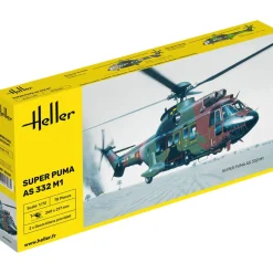 Maquette hélicoptère : Super Puma AS 332 M1 - Heller