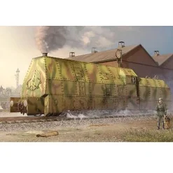 Maquette Locomotive blindée allemande Panzerlok BR57 - Trumpeter