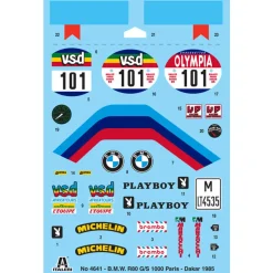 Maquette moto : BMW R80G/S Paris Dakar 1985 - Italeri