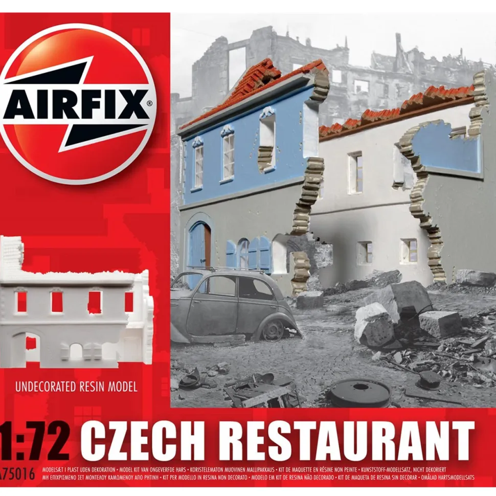 Maquette Ruines de guerre : Restaurant tchèque - Airfix