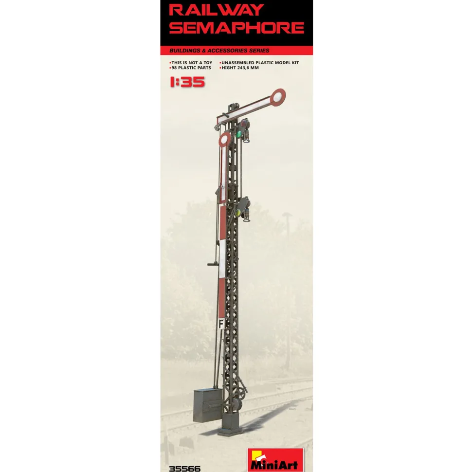 Maquette Sémaphore de chemin de fer : Railway semaphore - Mini Art