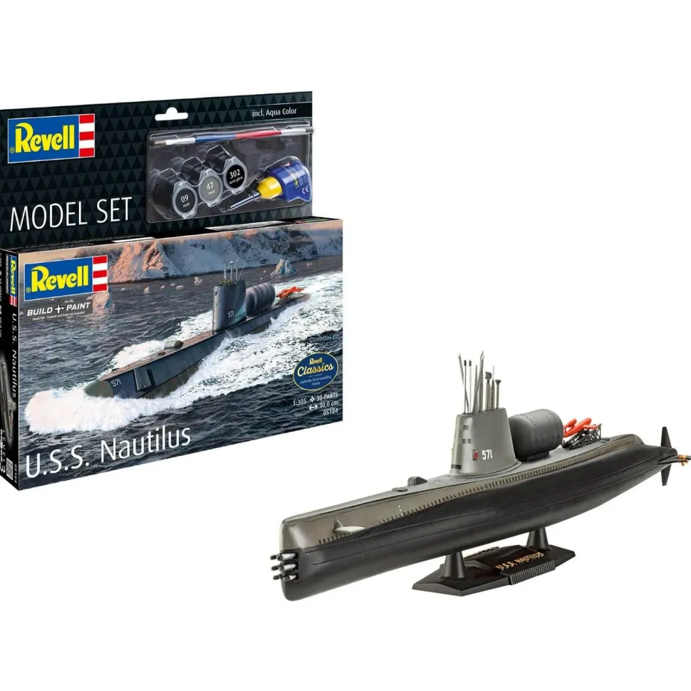 Maquette sous-marin : Model Set U.S.S. Nautilus - Revell