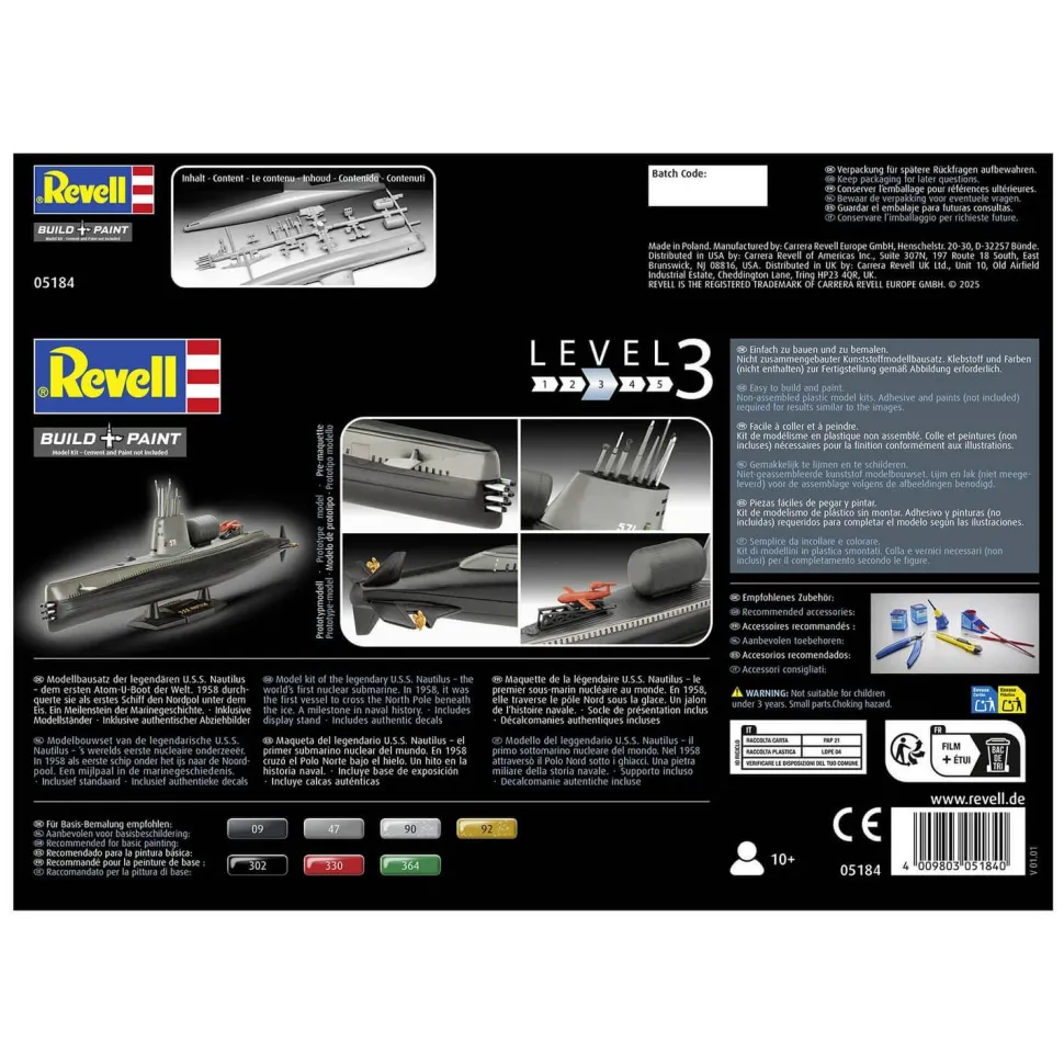 Maquette sous-marin : Model Set U.S.S. Nautilus - Revell