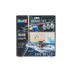 Maquette sous-marin : Model set : German Submarine Type VII C/41 - Revell