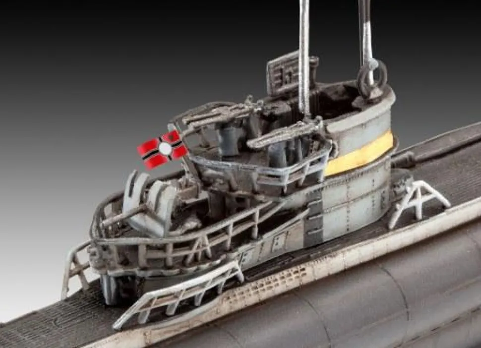 Maquette sous-marin : Model set : German Submarine Type VII C/41 - Revell