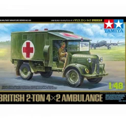 Maquette vehicule militaire : British 2to. 4x2 Ambulance - Tamiya