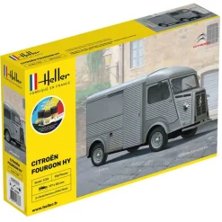 Maquette véhicule : Kit : Citroën Fourgon HY - Heller