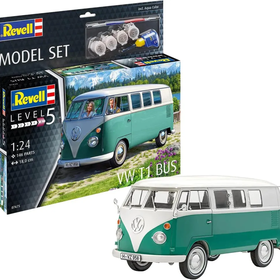 Maquette véhicule : Model Set : VW T1 Bus - Revell
