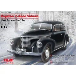 Maquette véhicule d'Etat Major : Opel Kapitan Saloon 2 portes - ICM