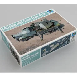 Maquette Véhicule et accessoires de Guerre : L4500A avec 5cm Flak 41 II - Trumpeter