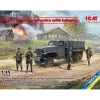 Maquette véhicule et figurines : G7107 en service allemand avec l'infanterie - ICM