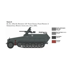 Maquette véhicule militaire : Sd.Kfz.251/10 - Italeri