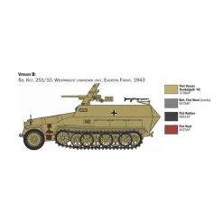 Maquette véhicule militaire : Sd.Kfz.251/10 - Italeri